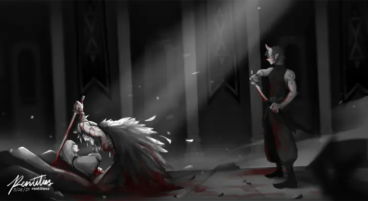 Birds Of A Feather Concept Art (2025) from Honeylyn Guingguing’s digital illustration archive