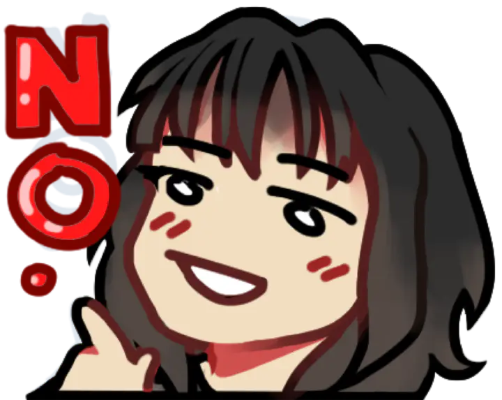 No from Honeylyn Guingguing’s emoticons archive