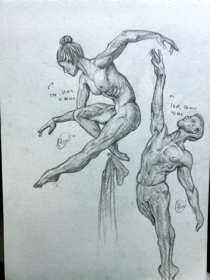 Line Of Action Study (2025) from Honeylyn Guingguing’s studies archive